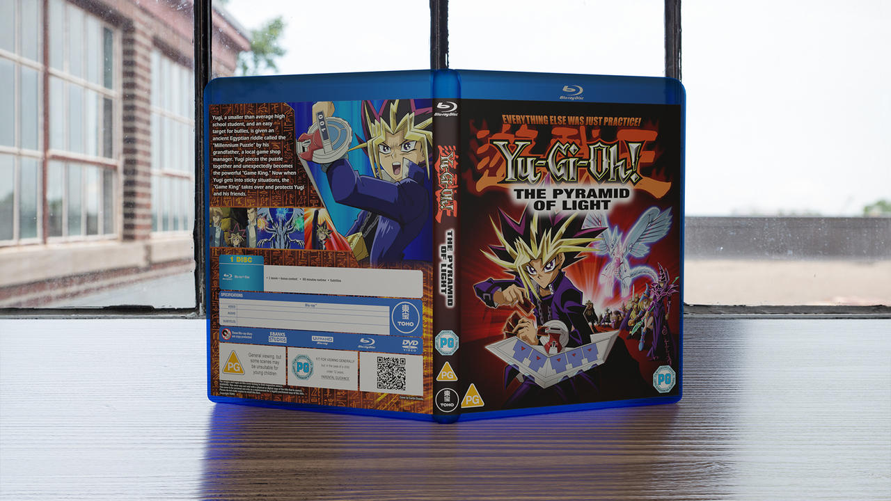 Yu Gi Oh Pyramid Of Light Movie Yu-Gi-Oh! The Movie Pyramid of Light Blu-ray Cover by fruitshootman on