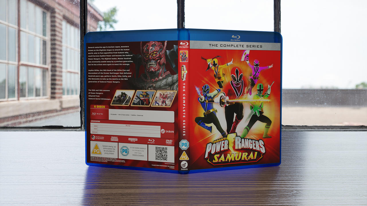 Power Rangers Samurai - Custom Blu-ray Cover by fruitshootman on DeviantArt