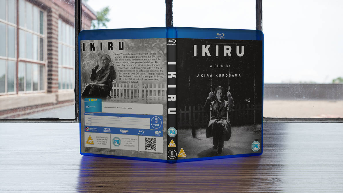Ikiru (1952) Custom Blu-ray Cover V2 by fruitshootman on DeviantArt