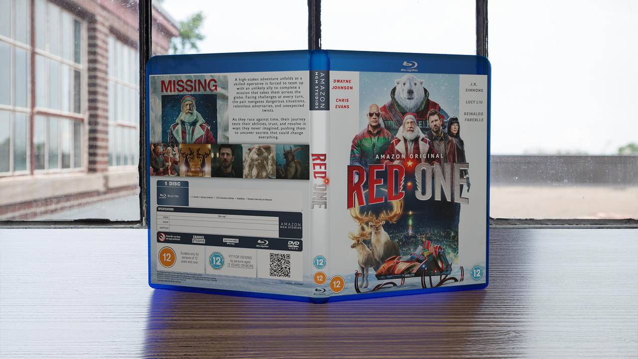 Red One (2024) Custom Blu-ray Cover by fruitshootman on DeviantArt