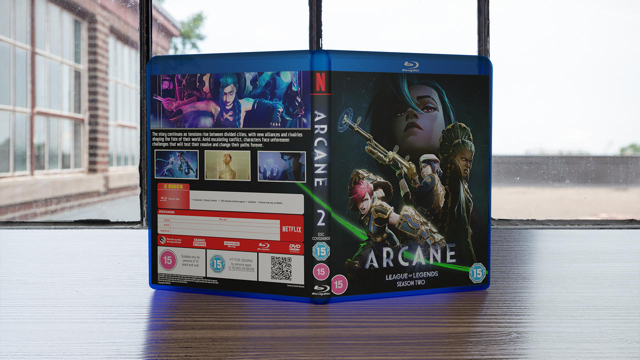 Arcane - Season 2 - Custom Blu-ray Cover by fruitshootman on DeviantArt