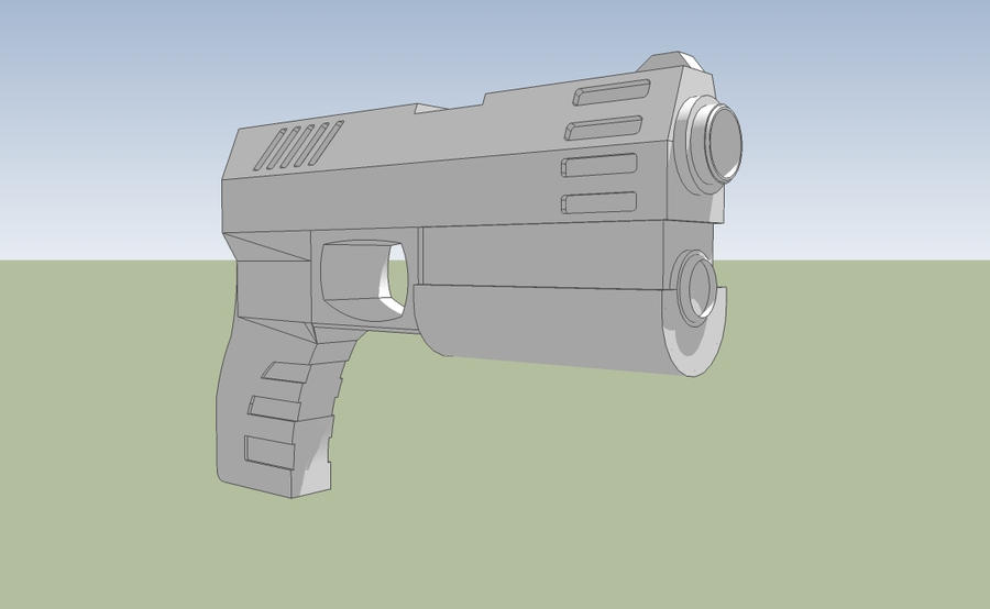 Colony Pistol Model Mk I by Obhan on DeviantArt