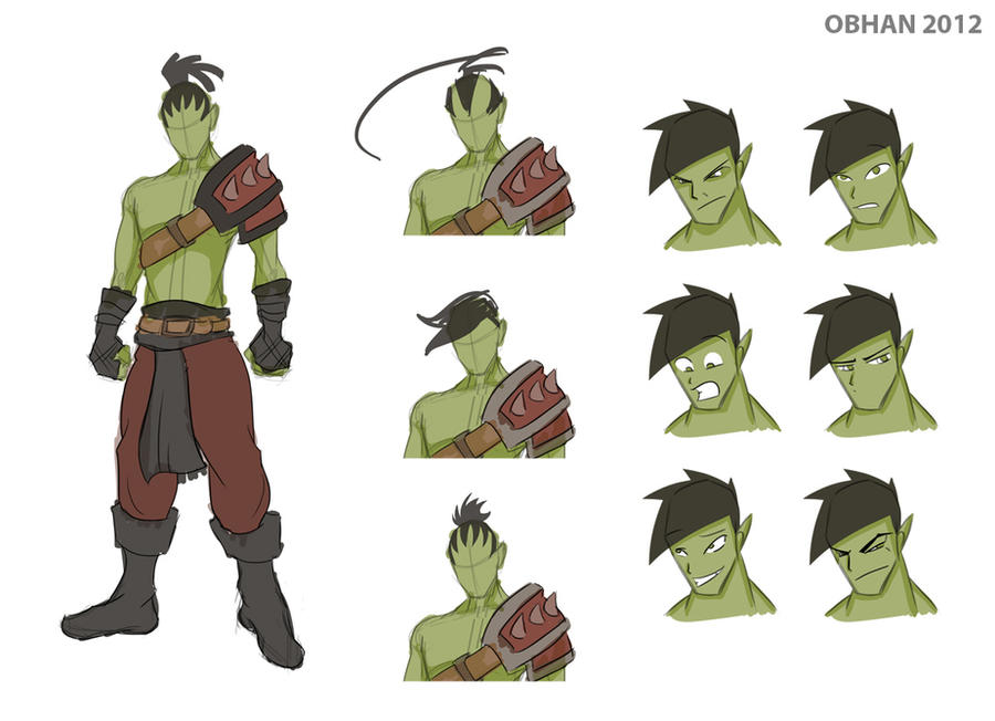 Orc Character Sheet by Obhan on DeviantArt