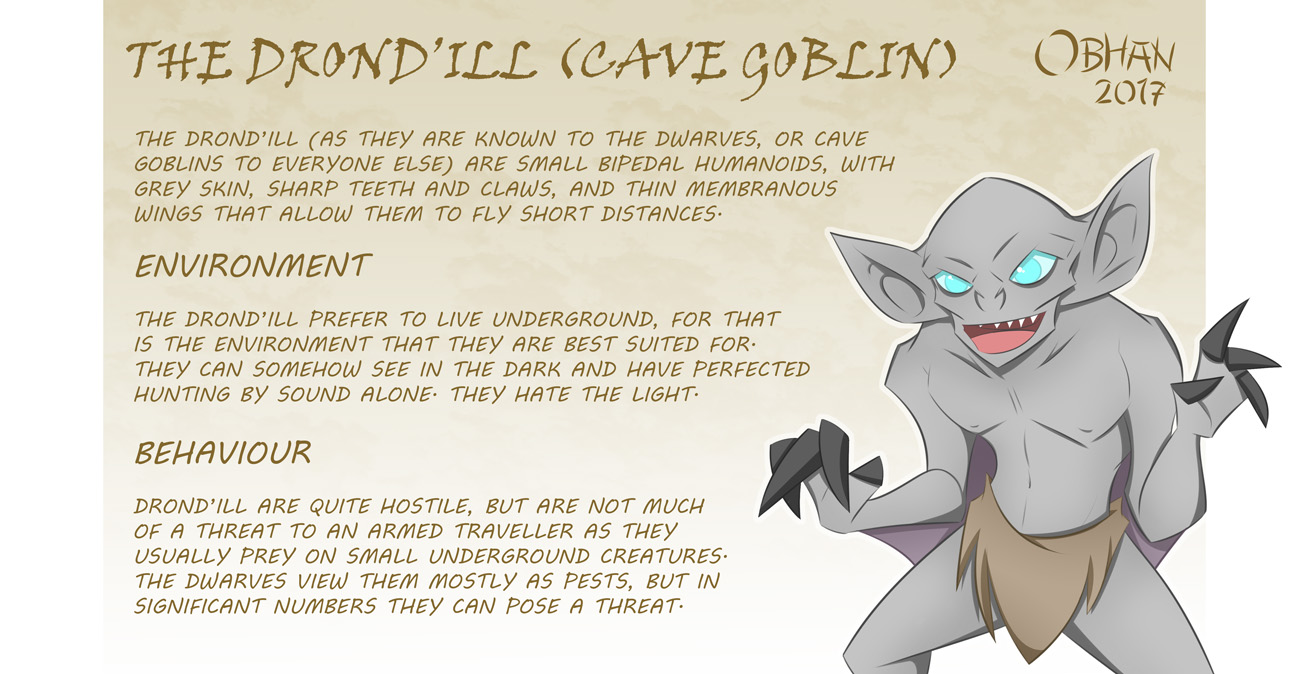 KTS RACES - Drond'Ill (Cave Goblins)