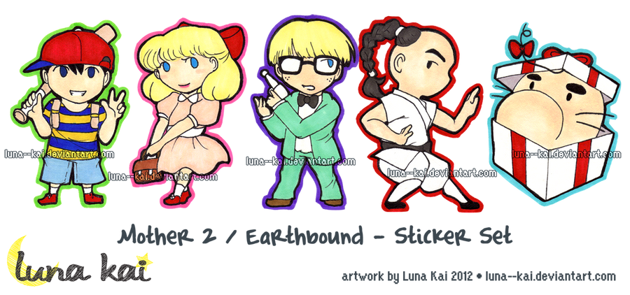 Mother 2/Earthbound - Sticker Set