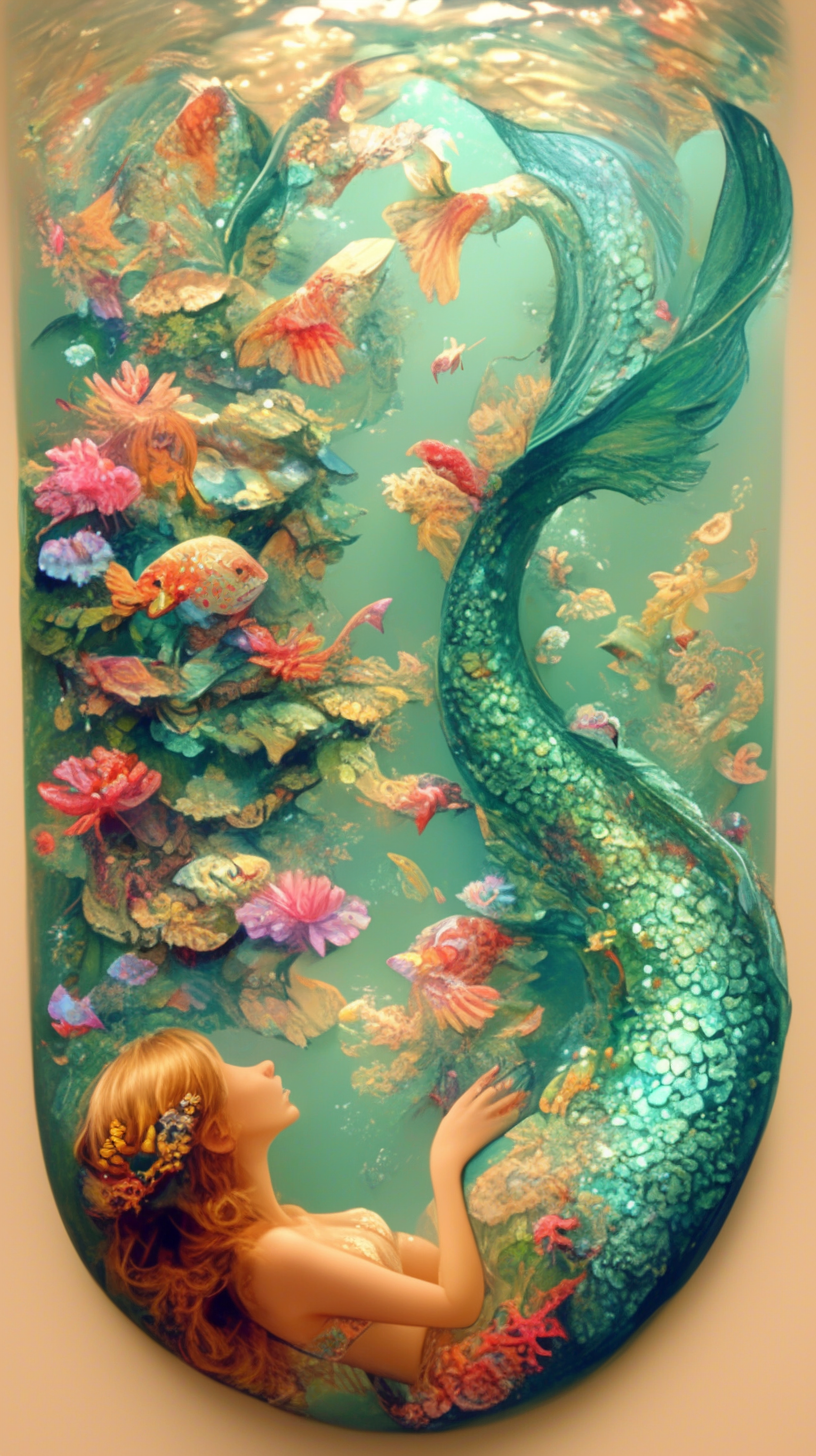 Mermaid Visualisation Mermaid with her View by MoxieMuses on DeviantArt