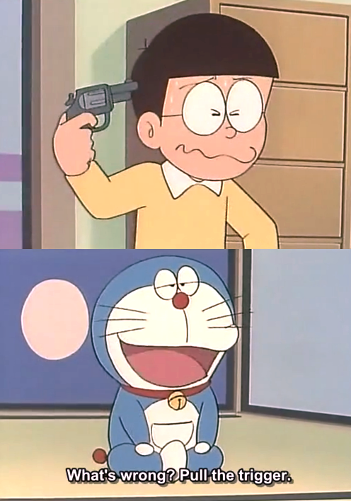 Doraemon being savage