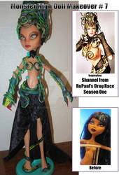 Monster High Custom - Shannel Snake Goddess Doll