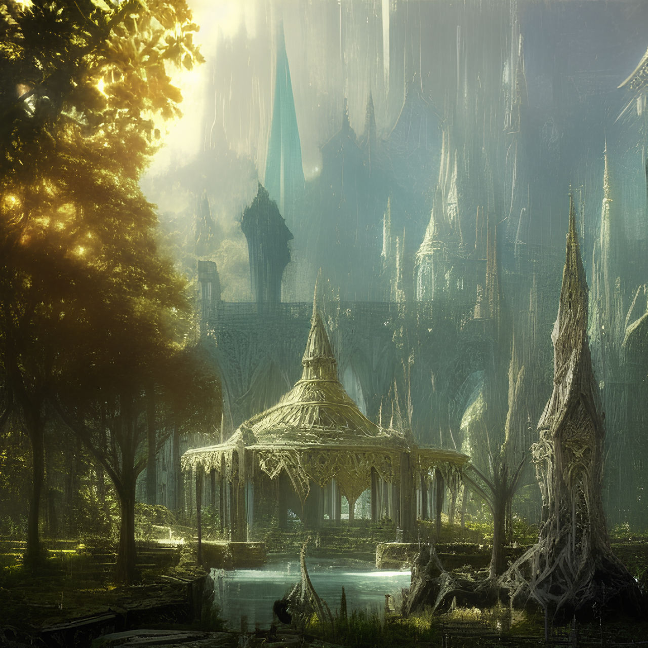 Elf Village 4 by arcades666 on DeviantArt