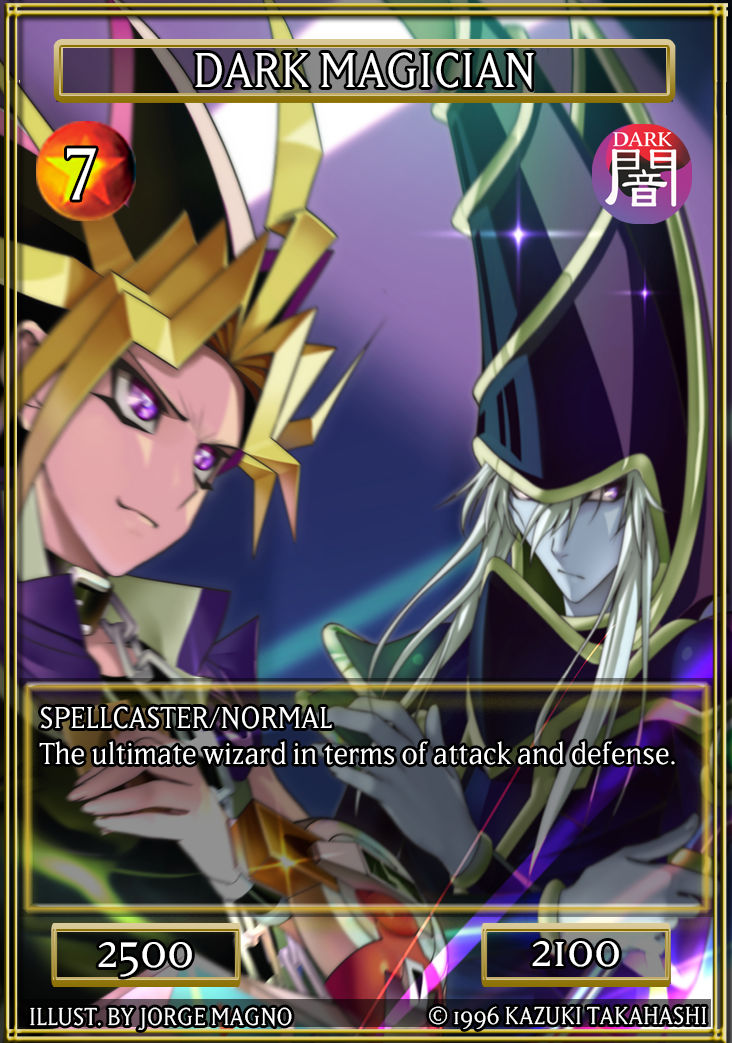 Yu Gi Oh Full Art Dark Magician by NeoCakeMe on DeviantArt