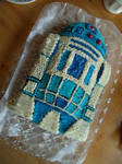 R2D2 birthday cake by estranged-illusions