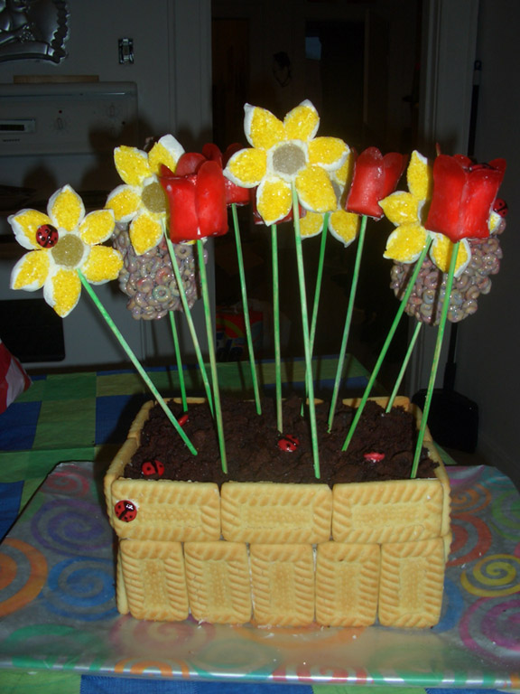 Flowerbox Cake