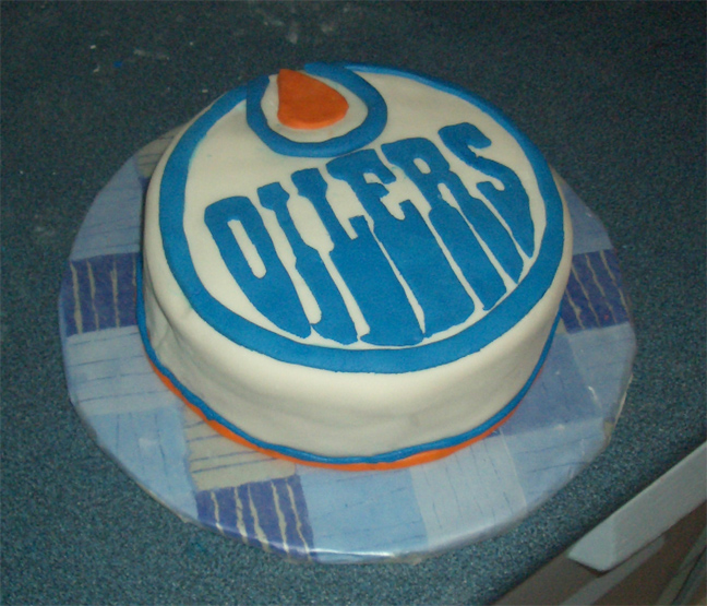 Edmonton Oilers Cake