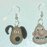 Wallace and Gromit Earrings