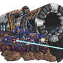Pixel Titan Cannon