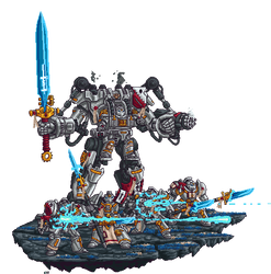 Pixel Grey Knights