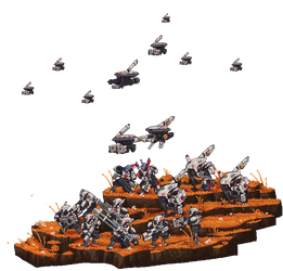 Pixel Vior'la Drone Swarm