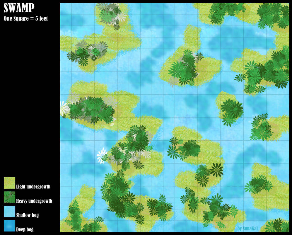 Swamp map by sunakai on DeviantArt