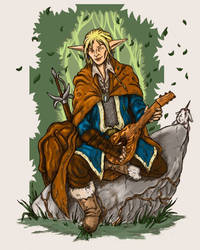 Dungeons and Dragons Elf Bard 