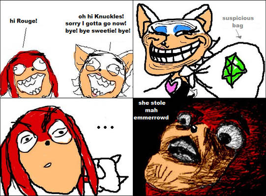 memecomic 2 - Knuckles and Rouge