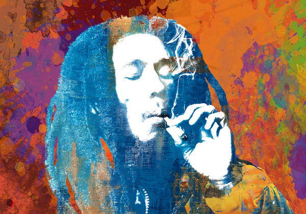 Bob Marley Pop Art