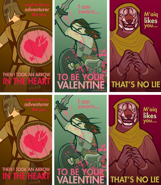 Skyrim V.Day cards