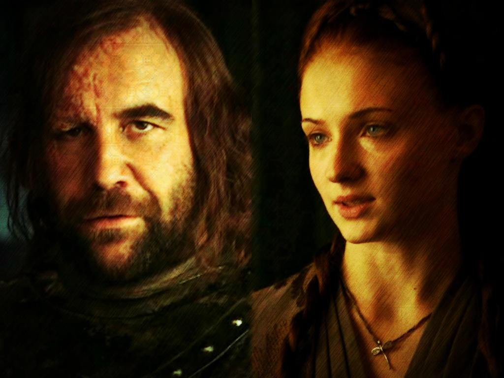 Sansa Stark and Sandor Clegane