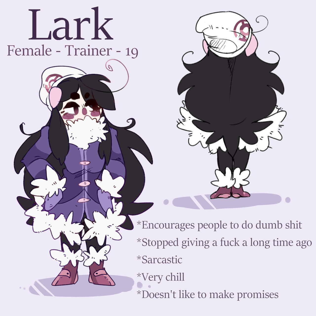 Lark Official Ref by CoatlCuddles on DeviantArt