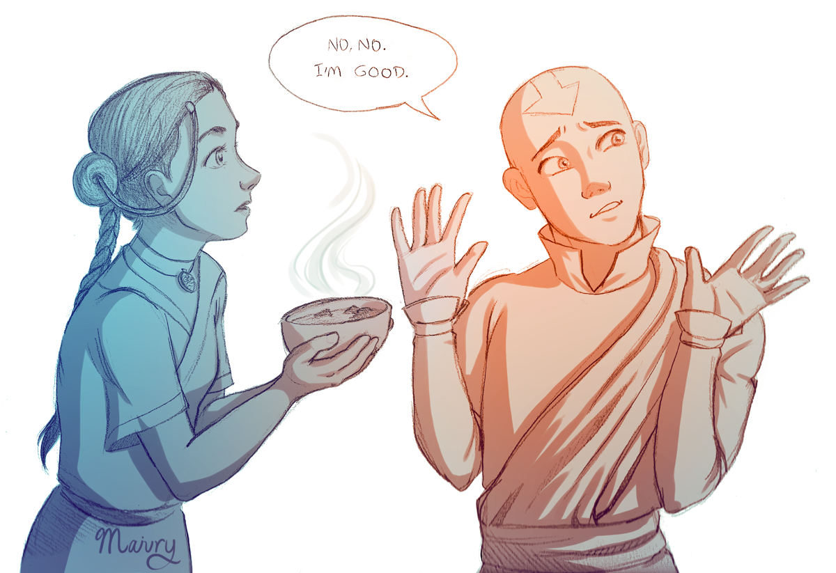 Kataang Week: Cultural Differences by Maivry on DeviantArt