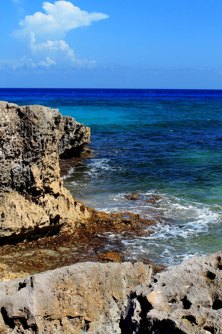 Where the mountain meets the sea.