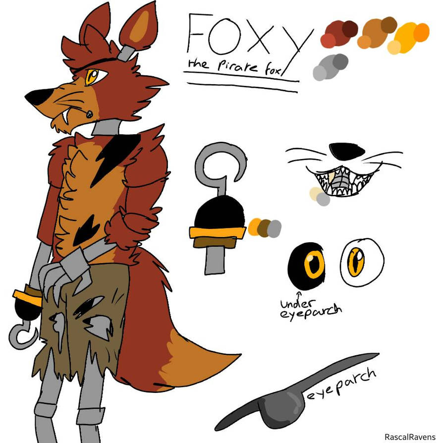 Foxy design by rascalravens on DeviantArt