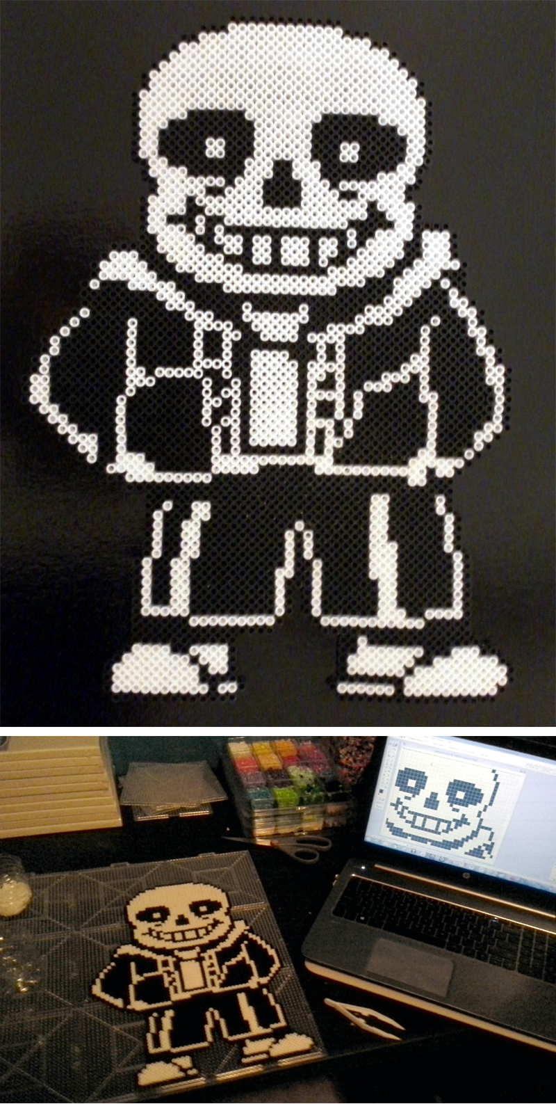 Sans just made a pun  Pixel art pattern, Undertale pixel art