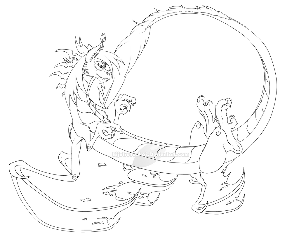 Vector Shadow Drake COM: Shadow Drake Dragon Form by BijutsuYoukai on DeviantArt