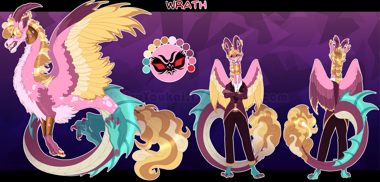 Wrath Matching ADPT: Wrath Small Reference Sheet by BijutsuYoukai on DeviantArt