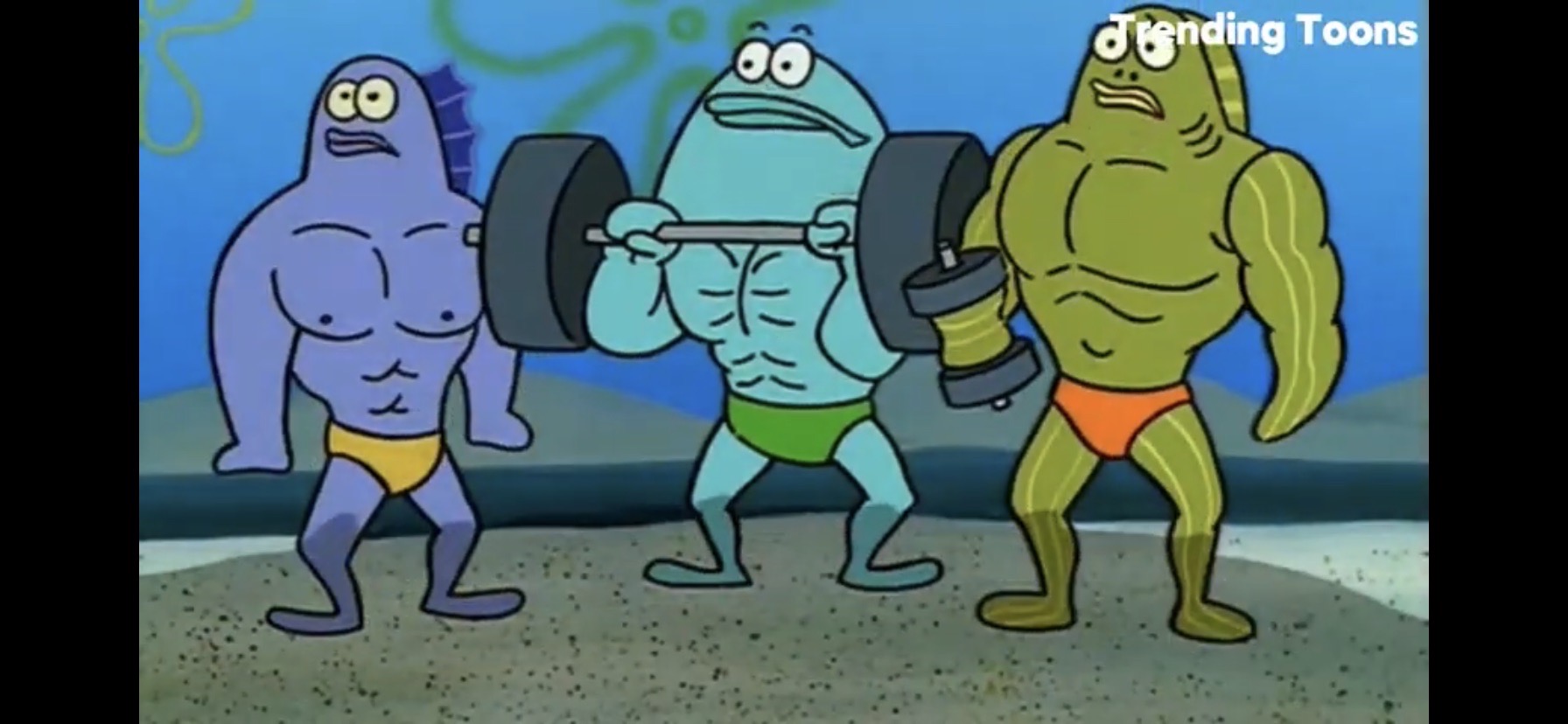 3 muscular fish by kinklover2 on DeviantArt