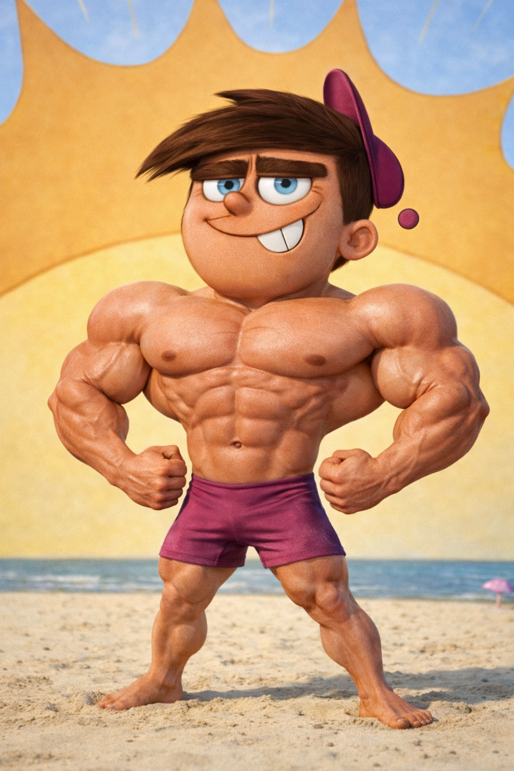 Strong Timmy Realistic Timmy Turner muscles 3 by kinklover2 on DeviantArt