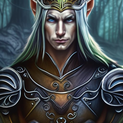 Elf Knight by AlleyVAI on DeviantArt