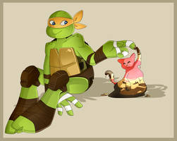 Mikey and Ice Cream Kitty