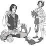 corvo, emily and cats