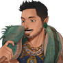 Namor and Cetus (OC pet )