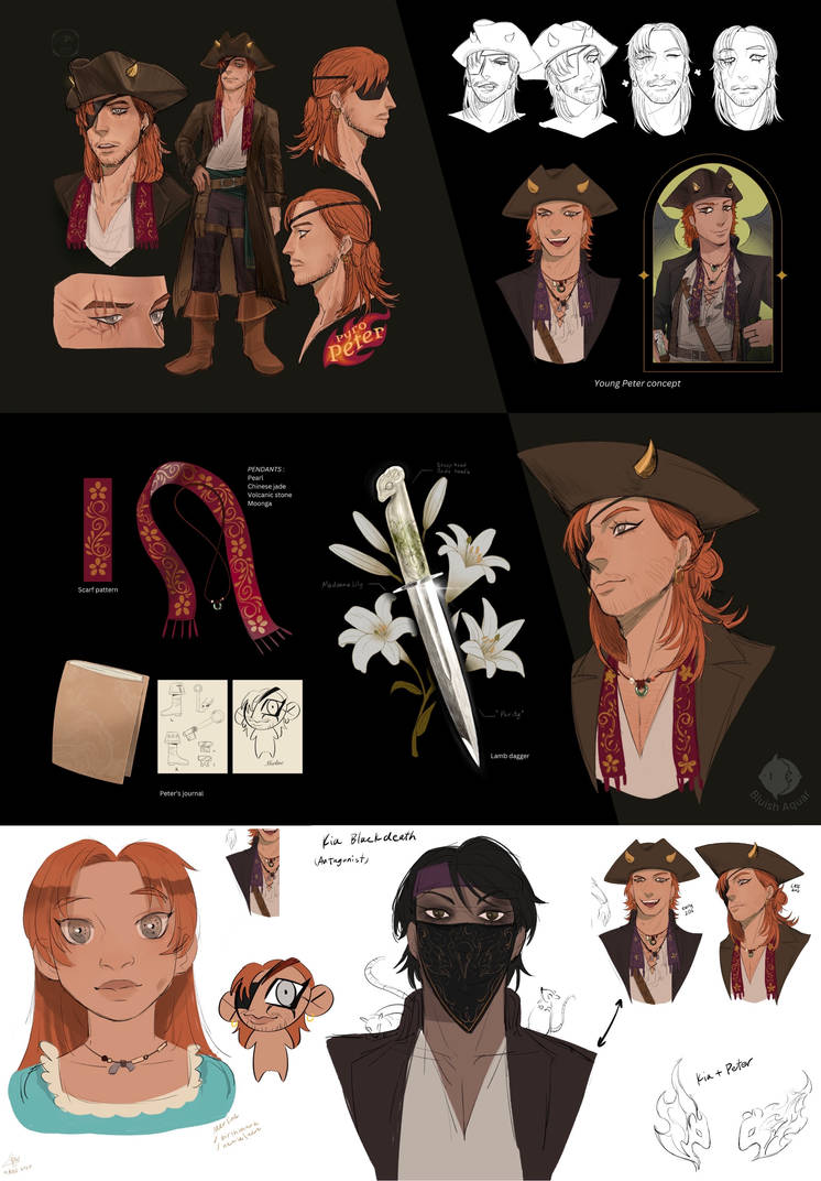 Pyro Peter update 9aug2024 by BluishAquar on DeviantArt