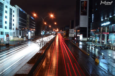 Nigh Scene In Amman Mecca St.