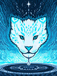 Psychedelic Snow Leopard