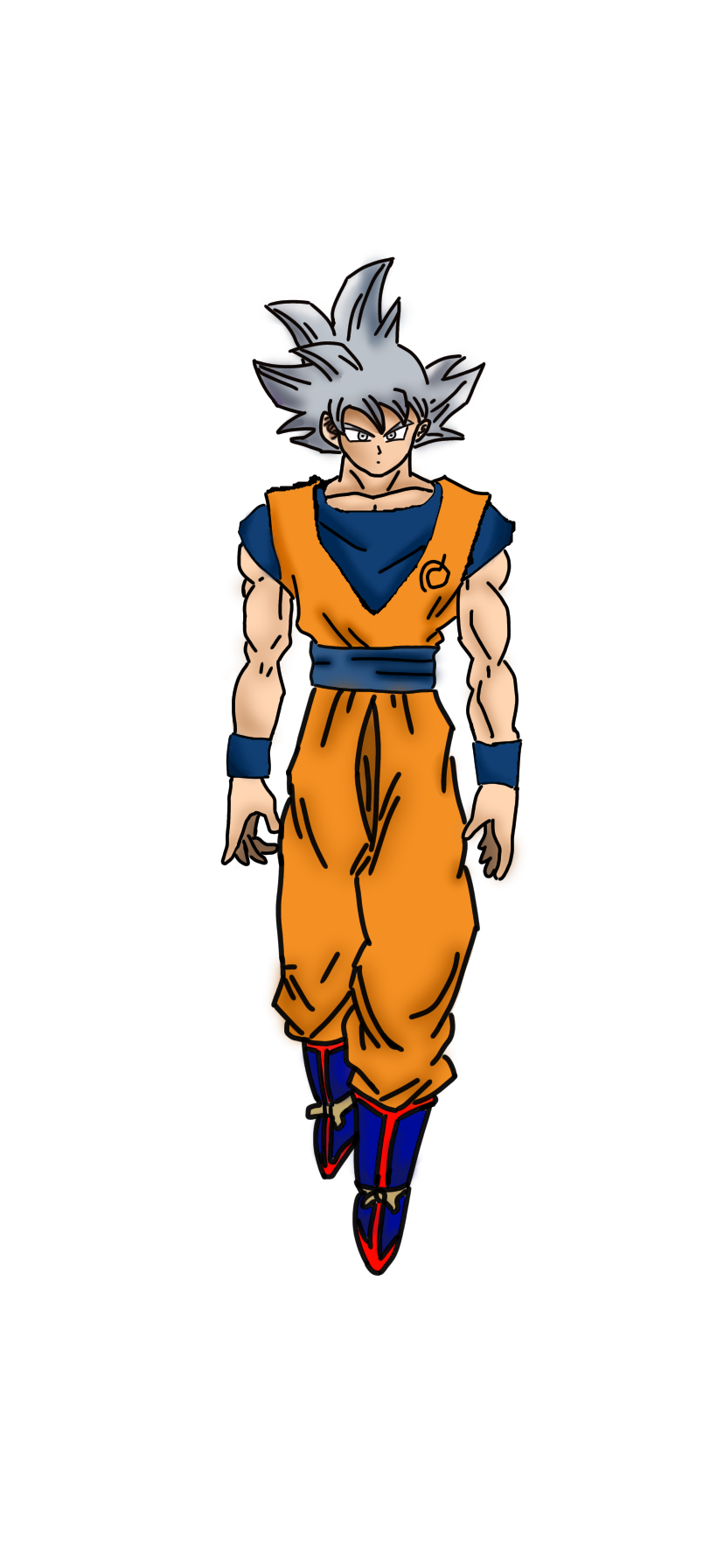 Manga Ultra Instinct Goku fanart by TFSVegito on DeviantArt