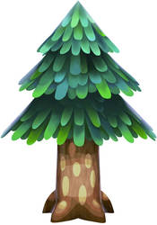 Animal Crossing New Leaf - Cedar Tree/Cedro