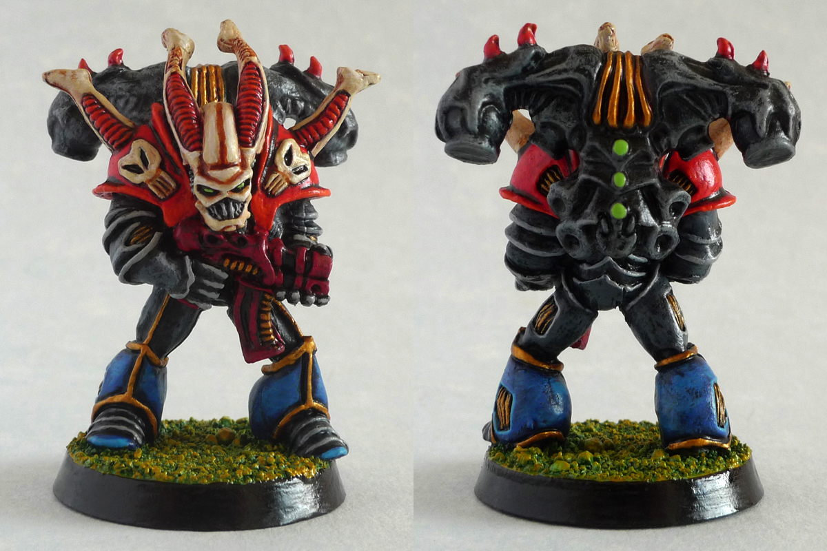 Skull Headed Chaos Space Marine