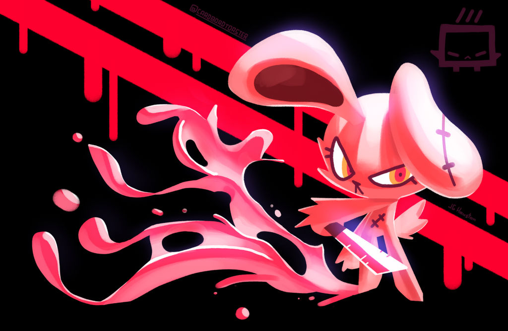 Bloody Bunny by Cardbordtoaster on DeviantArt
