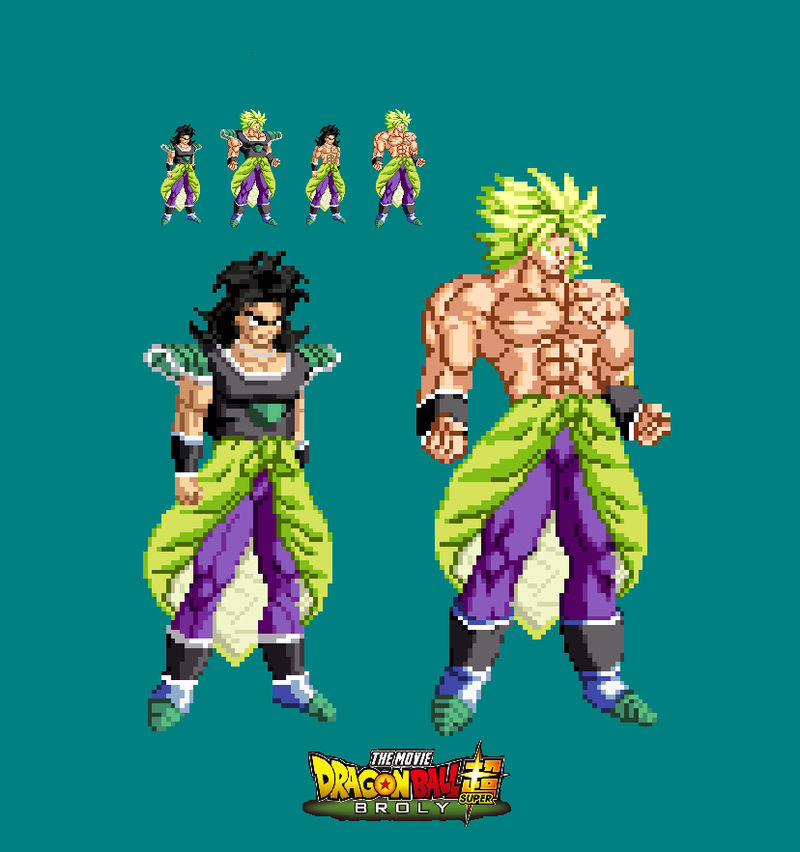 New Broly Movie 2018 Sprite by joeflizz on DeviantArt