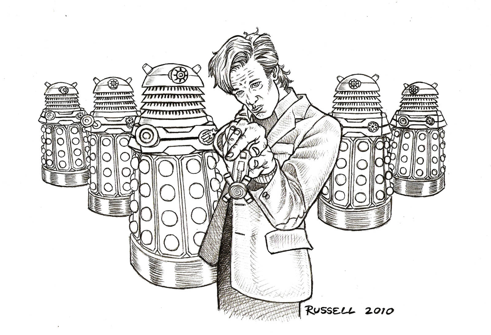 Doctor Who Vs The Daleks by Bungle0