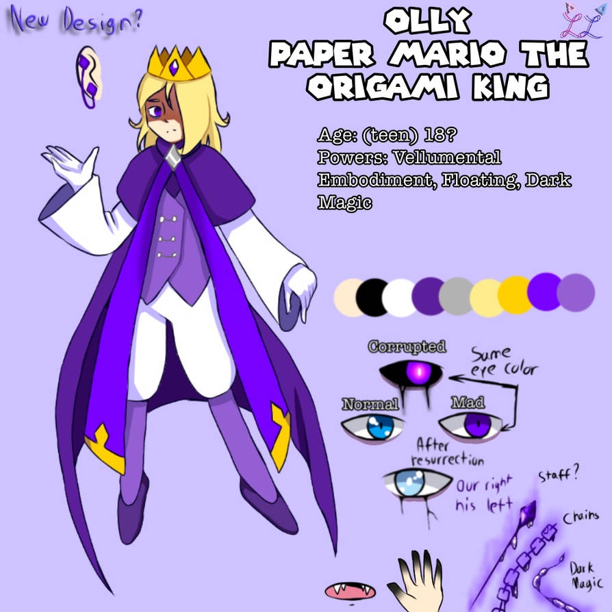 King Olly Redesigned by LunaLoca777 on DeviantArt